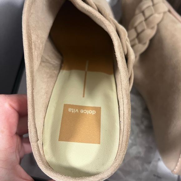 FINAL SALE Dolce Vita Truffle Suede Boots with Braided Accent NEW Women’s Size 9 - Picture 2 of 5